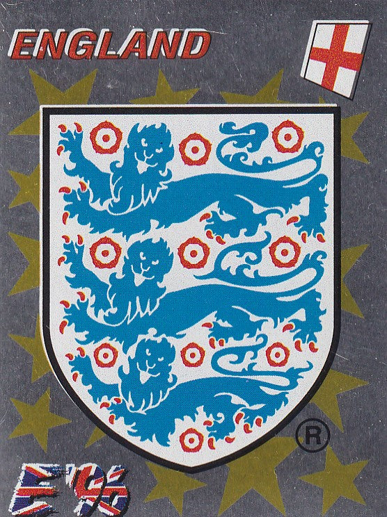 035. ENGLAND - NATIONAL TEAM BADGE - SILVER FOIL