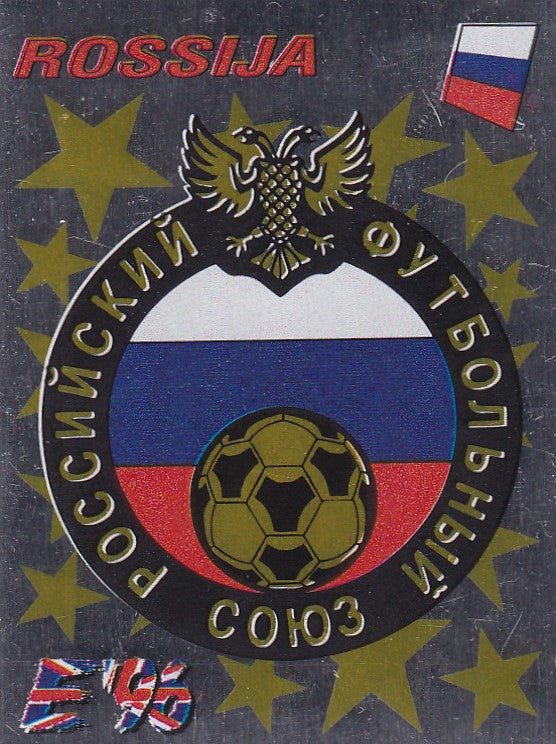 255. ROSSIJA - NATIONAL TEAM BADGE - SILVER FOIL