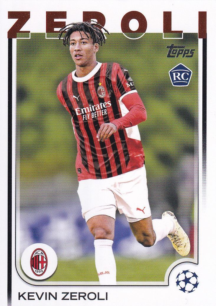 034. KEVIN ZEROLI - AC MILAN - ROOKIE CARD