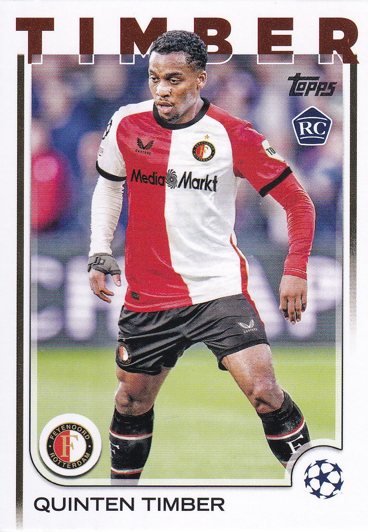 043. QUINTEN TIMBER - FEYENOORD - ROOKIE CARD