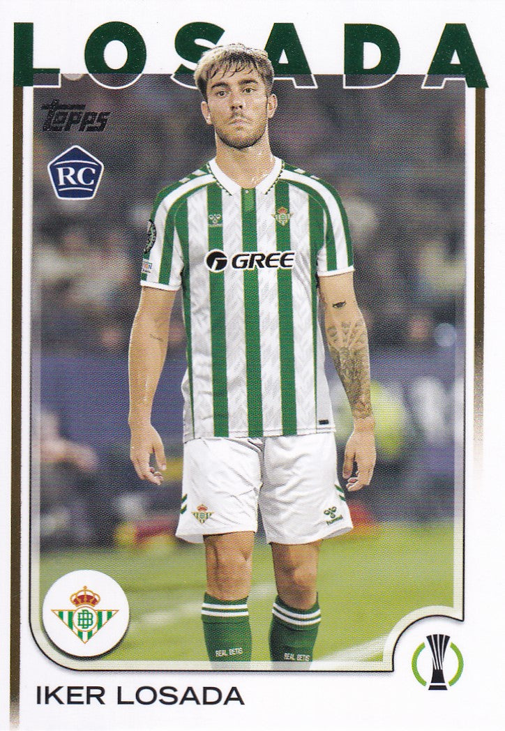 019. IKER LOSADA - REAL BETIS - ROOKIE CARD