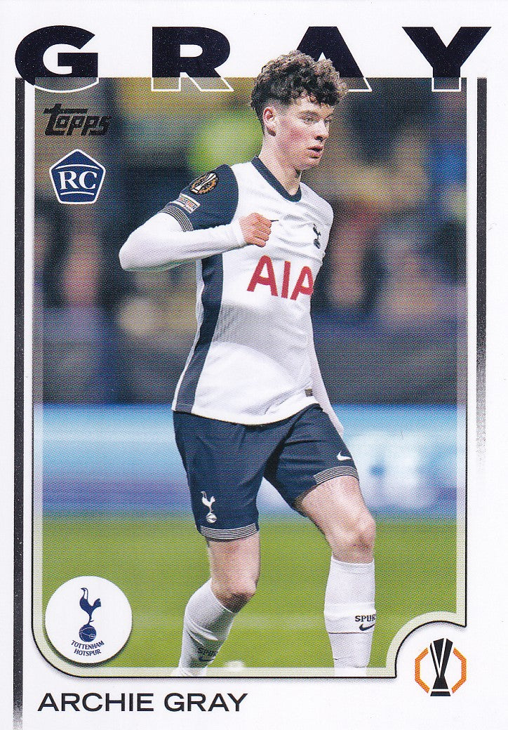 170. ARCHIE GRAY - TOTTENHAM HOTSPUR - ROOKIE CARD