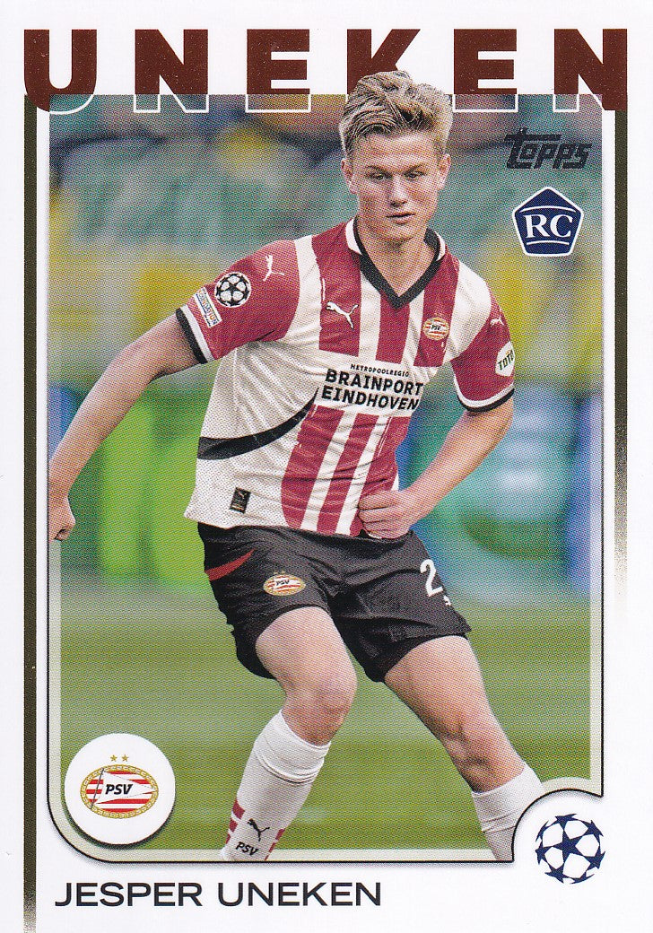 097. JESPER UNEKEN - PSV - ROOKIE CARD