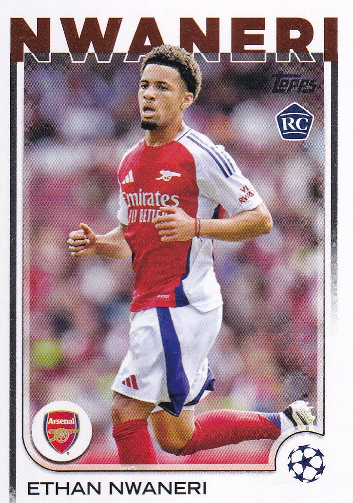 158. ETHAN NWANERI - ARSENAL - ROOKIE CARD