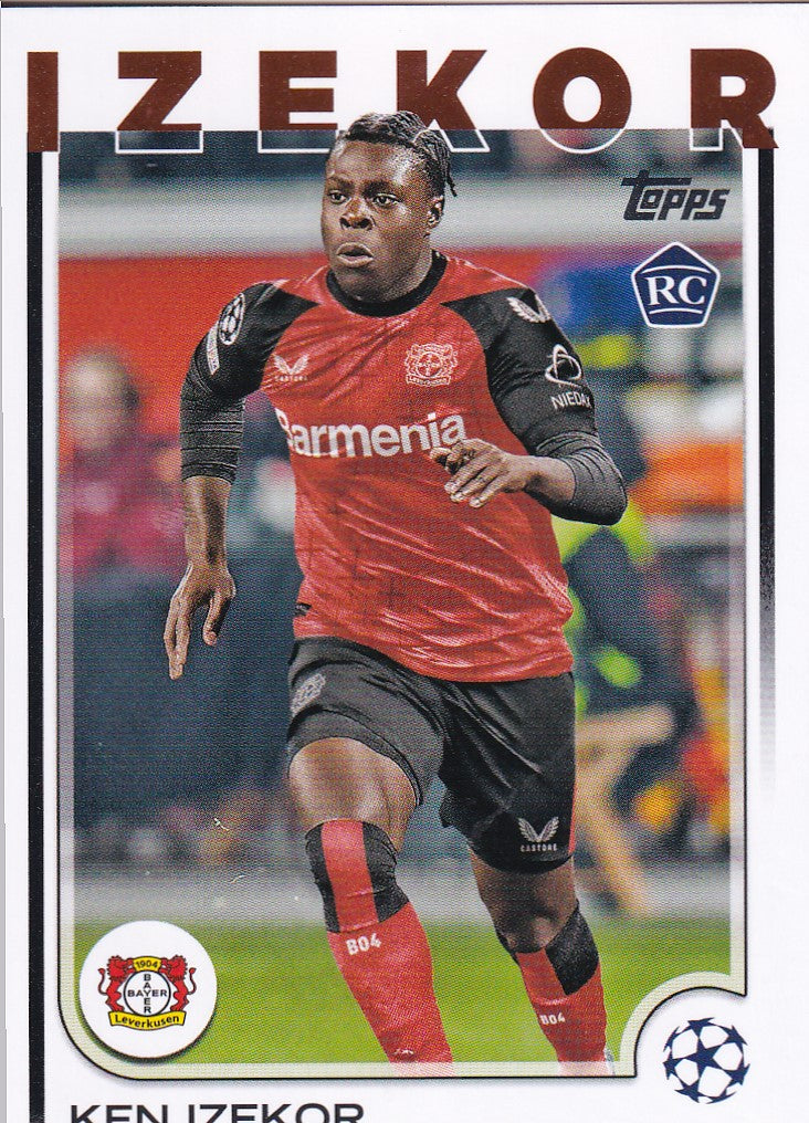 075. KEN IZEKOR - BAYER LEVERKUSEN - ROOKIE CARD