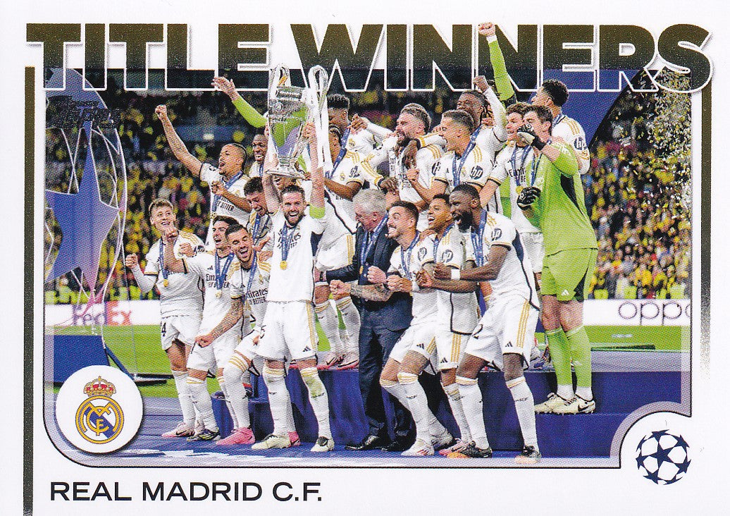 015. REAL MADRID C.F. - TITLE WINNERS - CHAMPIONS LEAGUE 2024