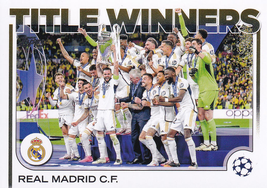 015. REAL MADRID C.F. - TITLE WINNERS - CHAMPIONS LEAGUE 2024