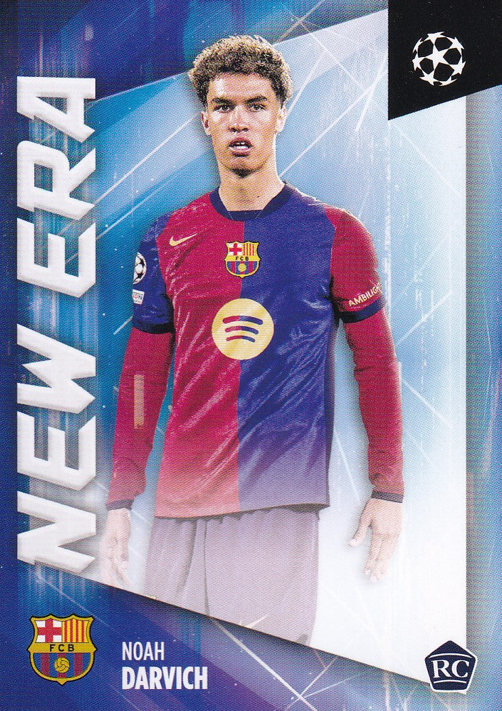 NE-09. NOAH DARVICH - BARCELONA - ROOKIE CARD - NEW ERA
