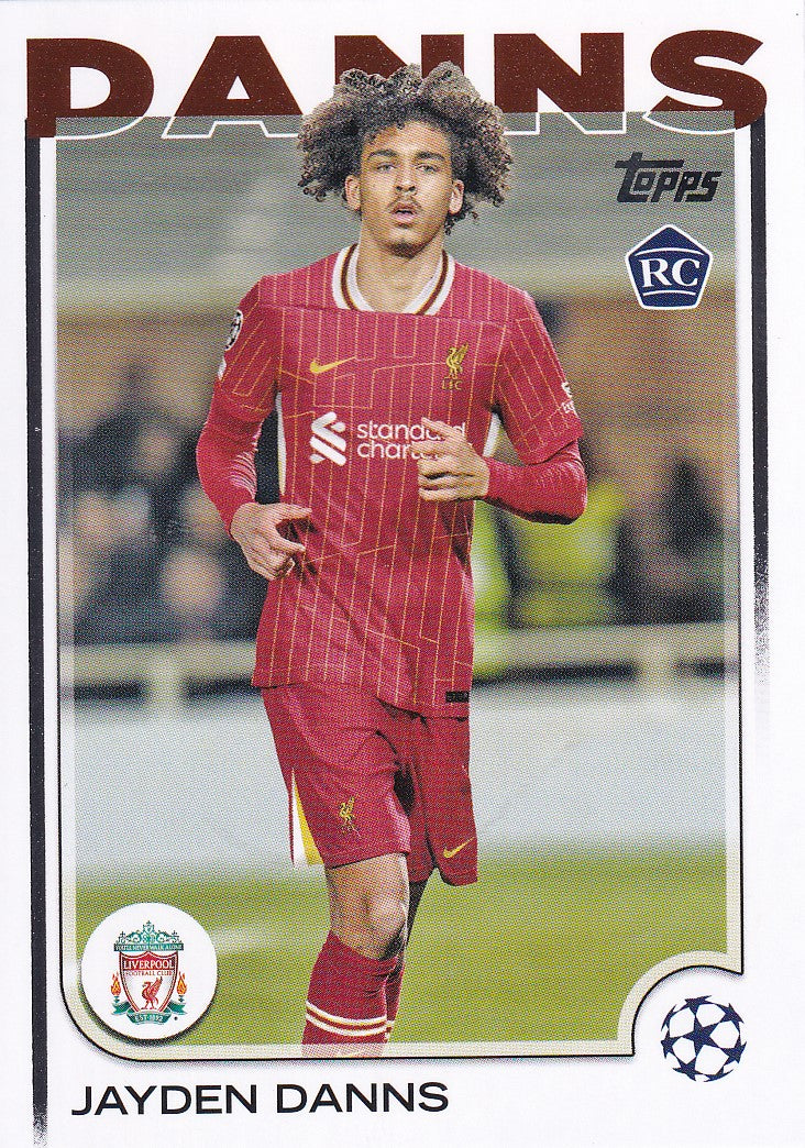193. JAYDEN DANNIS - LIVERPOOL - ROOKIE CARD