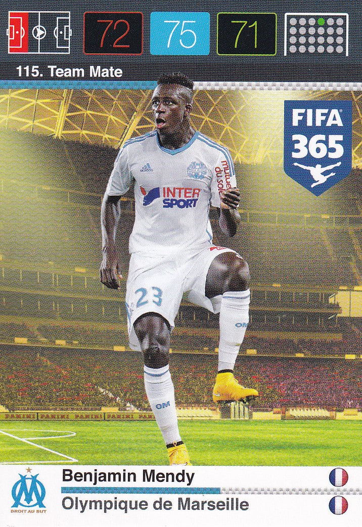 115. BENJAMIN MENDY - OLYMPIQUE DE MARSEILLE