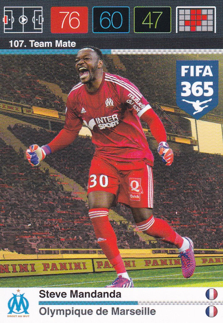 107. STEVE MANDANDA - OLYMPIQUE DE MARSEILLE