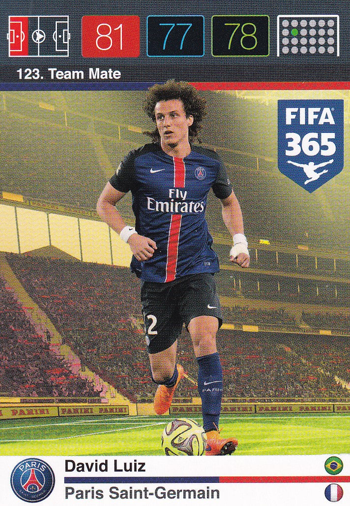 123. DAVID LUIZ - PARIS SAINT-GERMAIN