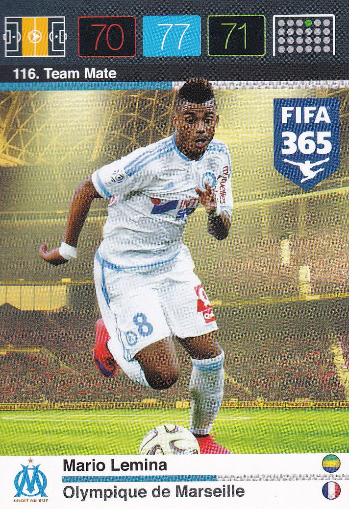 116. MARIO LEMINA - OLYMPIQUE DE MARSEILLE