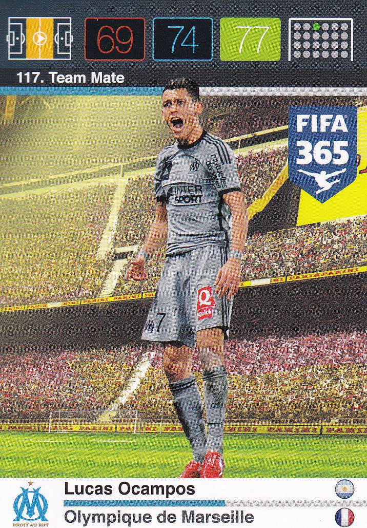 117. LUCAS OCAMPOS - OLYMPIQUE DE MARSEILLE