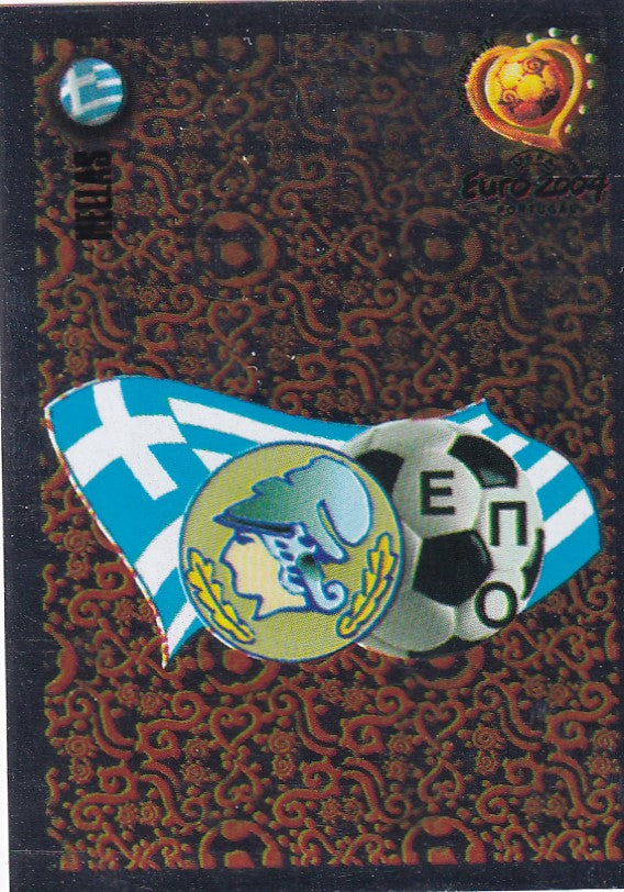 030. HELLAS - NATIONAL TEAM BADGE - SILVER FOIL