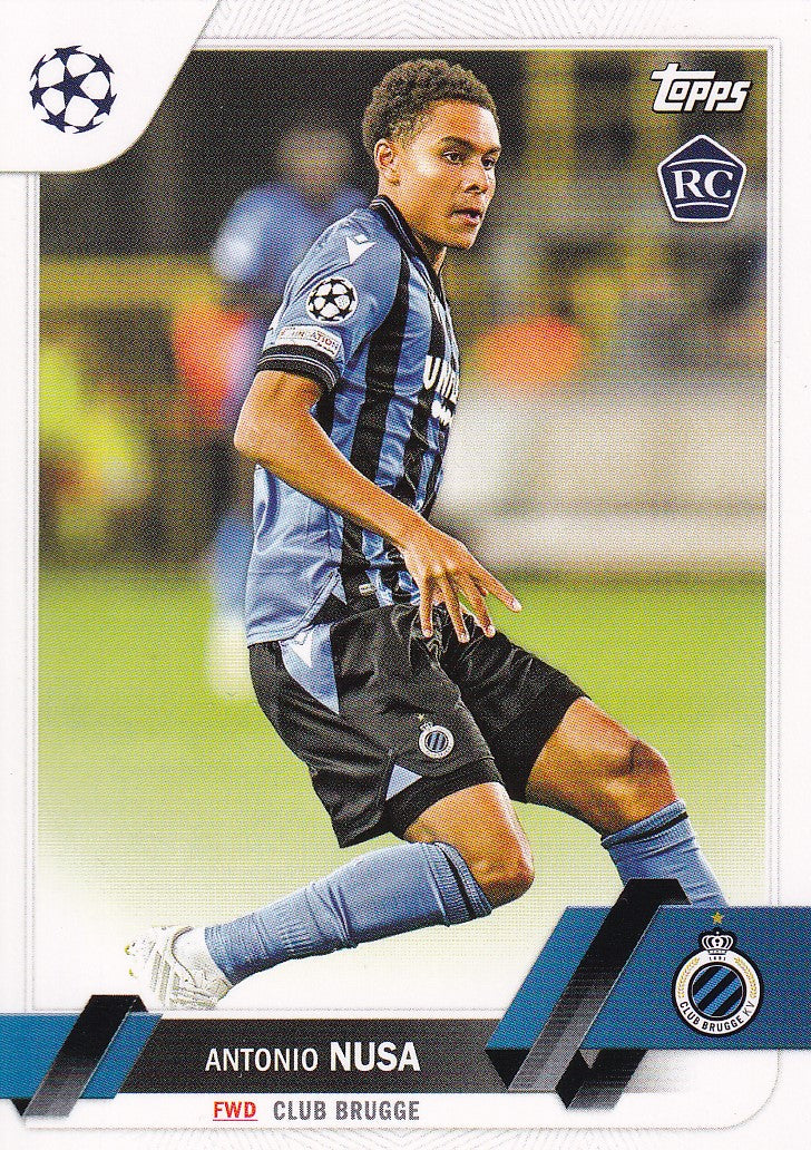 140. ANTONIO NUSA - CLUB BRUGGE - ROOKIE CARD