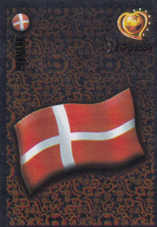 242. DANMARK - NATIONAL TEAM BADGE - SILVER FOIL