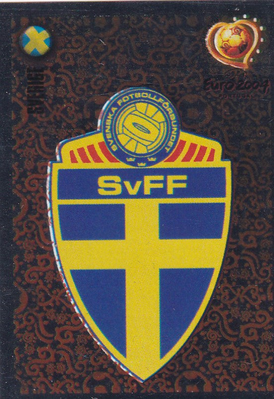 179. SVERIGE - NATIONAL TEAM BADGE - SILVER FOIL
