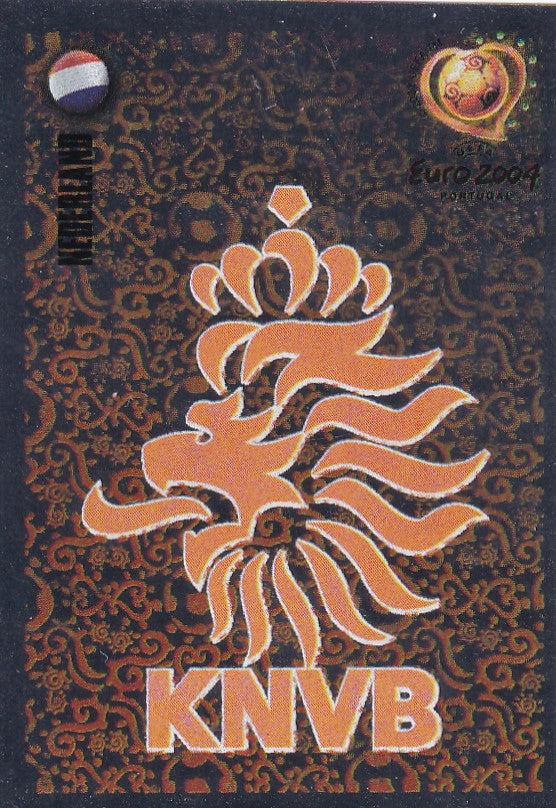 317. NEDERLAND - NATIONAL TEAM BADGE - SILVER FOIL