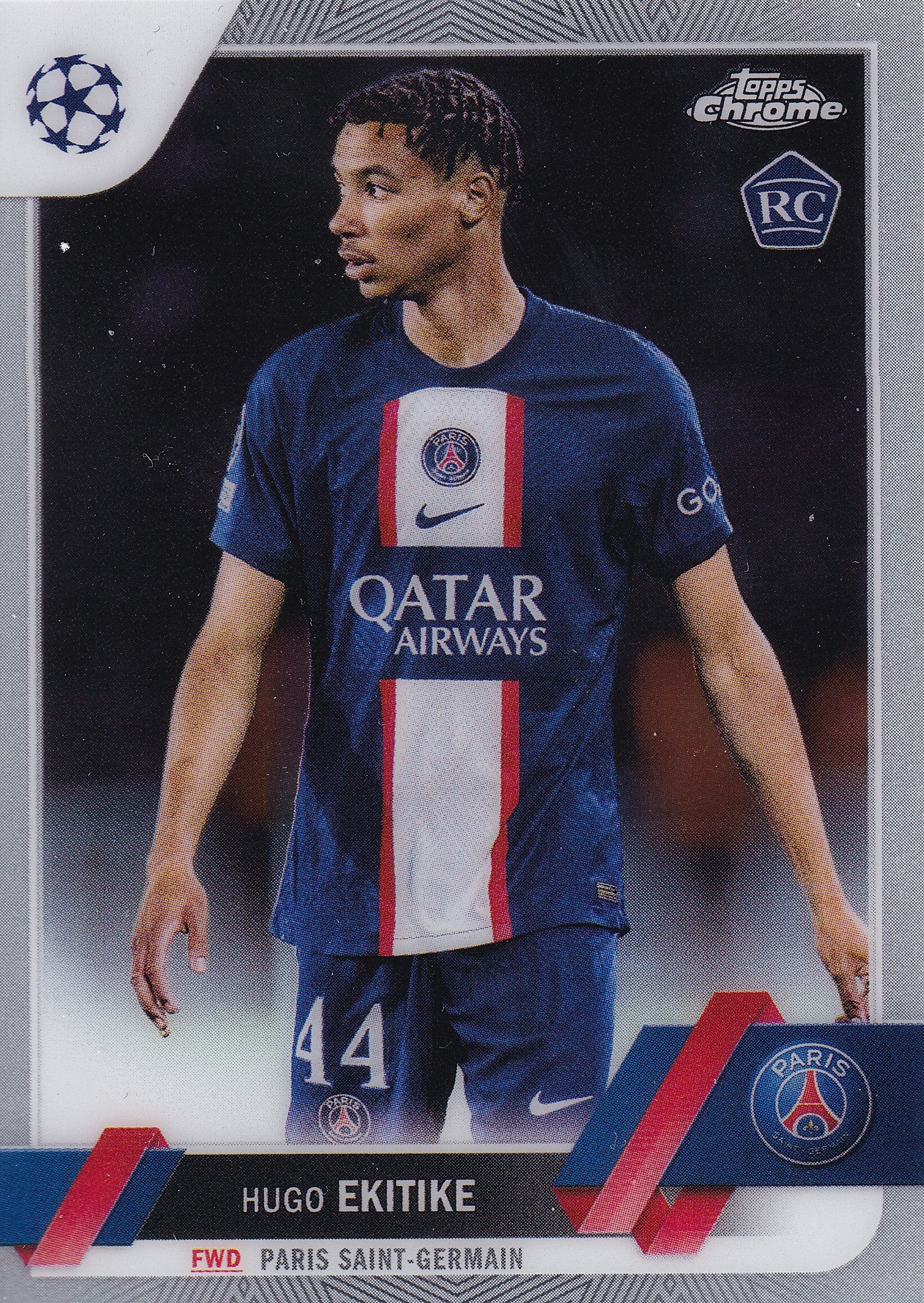 125. HUGO EKITIKE - PARIS SAINT-GERMAIN - ROOKIE CARD
