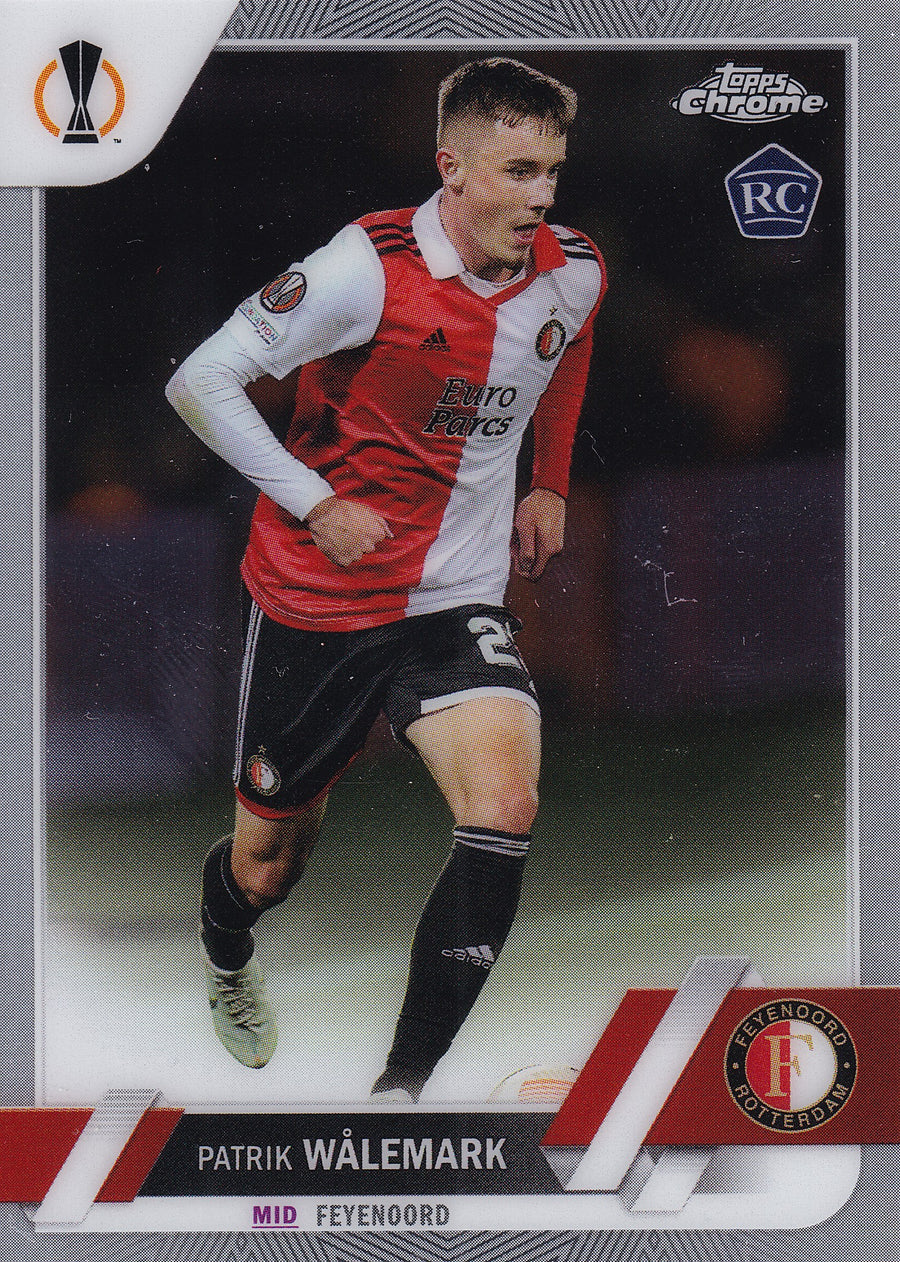 182. PATRIK WÅLEMARK - FEYENOORD - ROOKIE CARD