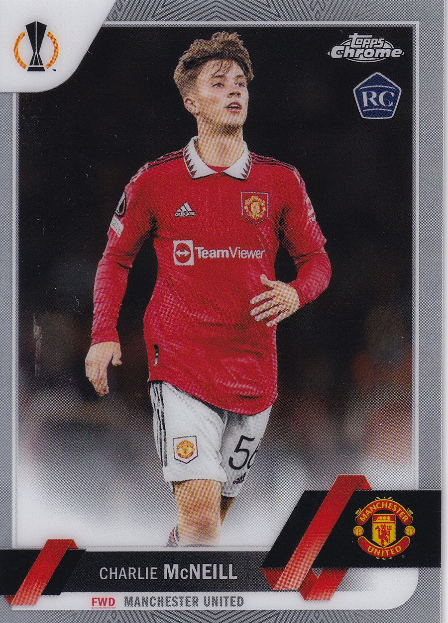 085. CHARLIE McNEILL - MANCHESTER UNITED - ROOKIE CARD