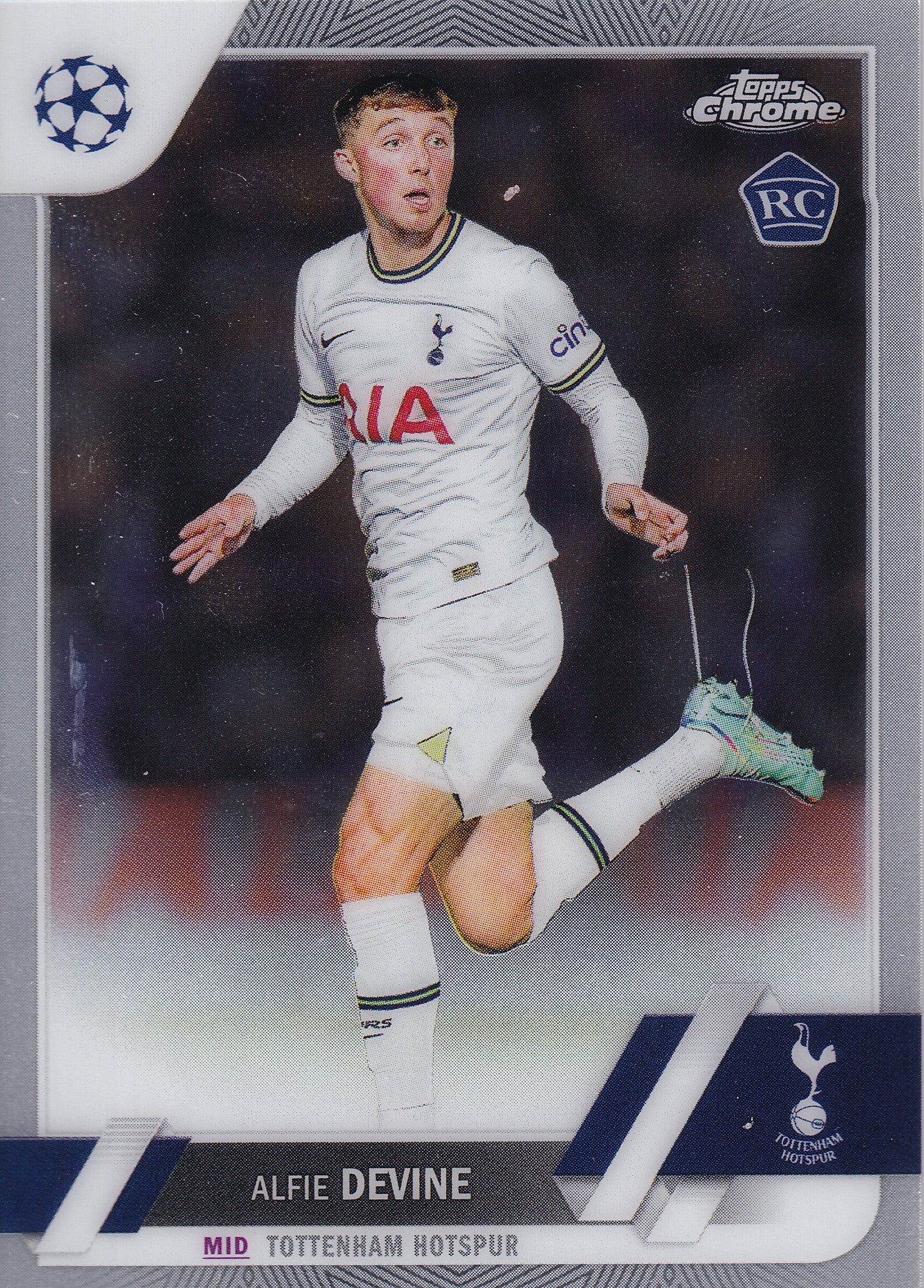 129. ALFIE DEVINE - TOTTENHAM HOTSPUR - ROOKIE CARD