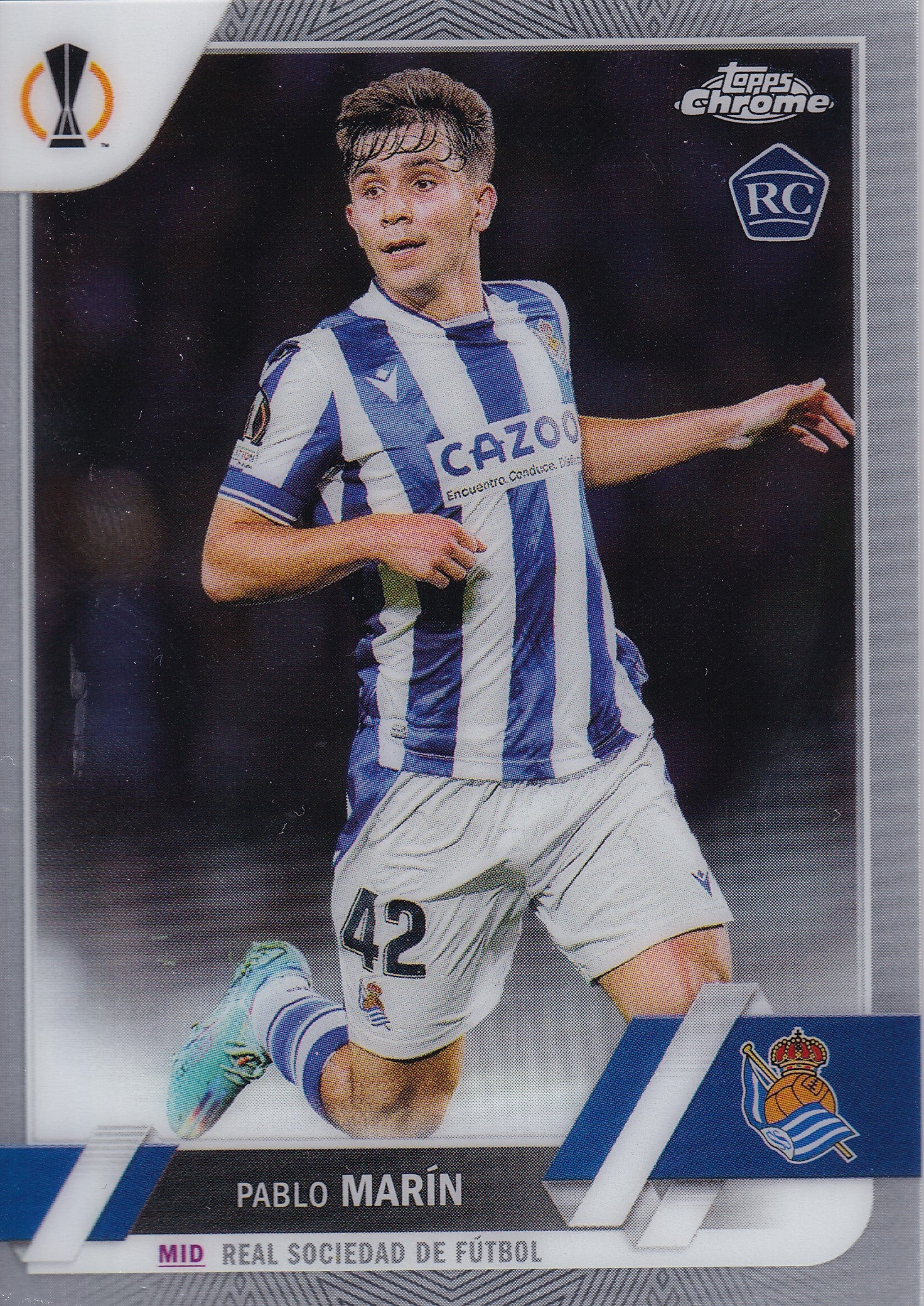 054. PABLO MARIN - REAL SOCIEDAD - ROOKIE CARD