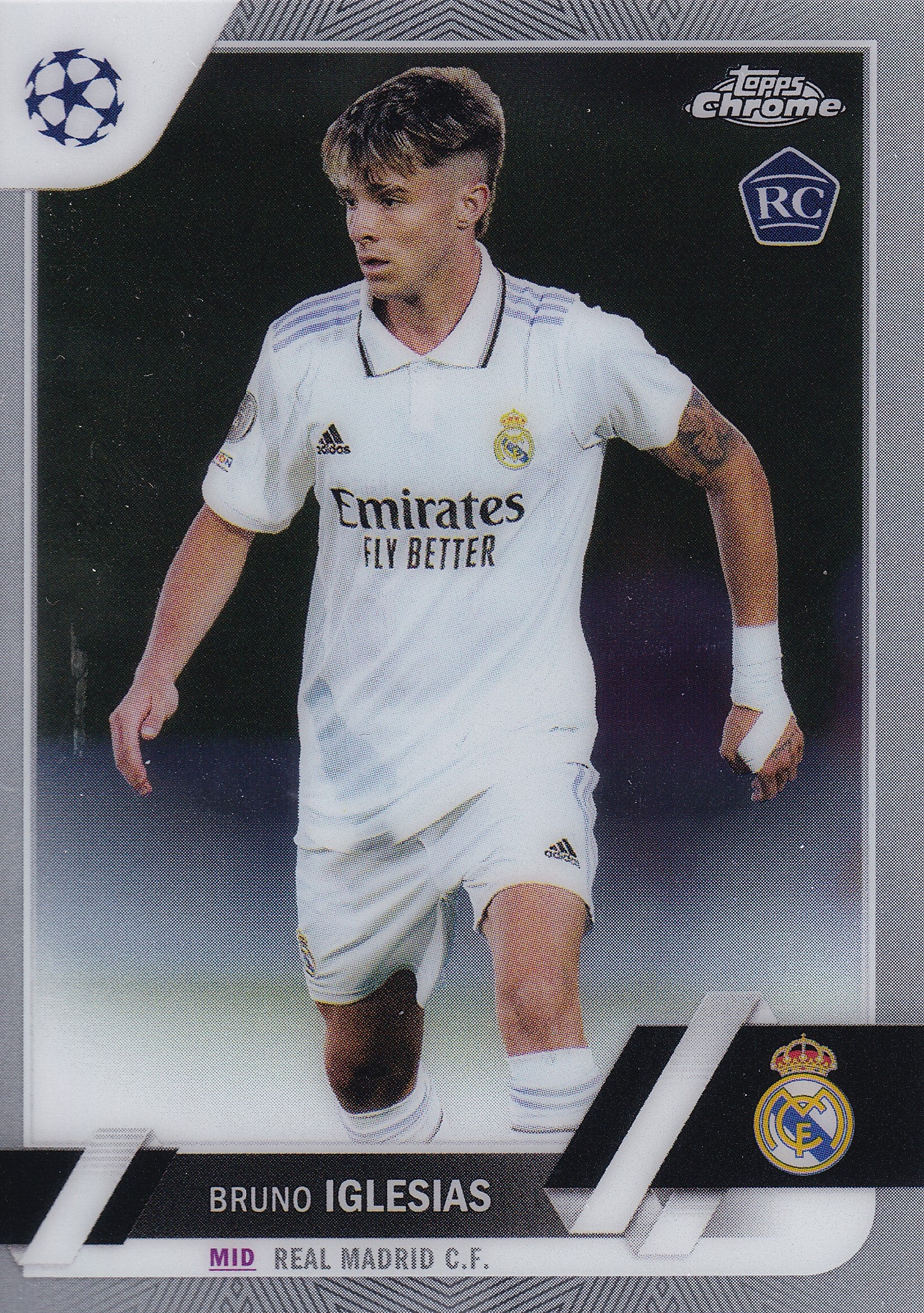 114. BRUNO IGLESIAS - REAL MADRID - ROOKIE CARD