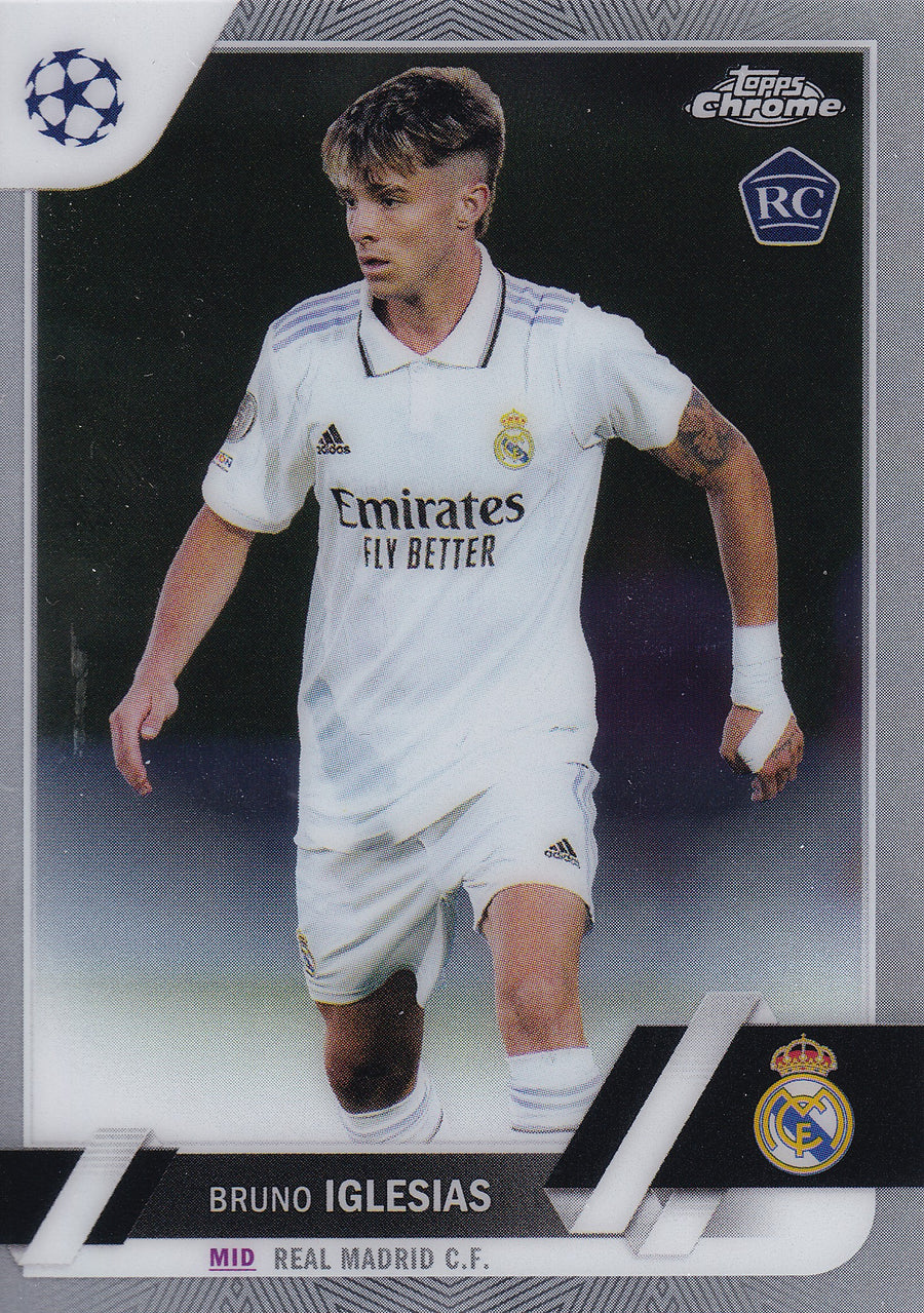 114. BRUNO IGLESIAS - REAL MADRID - ROOKIE CARD