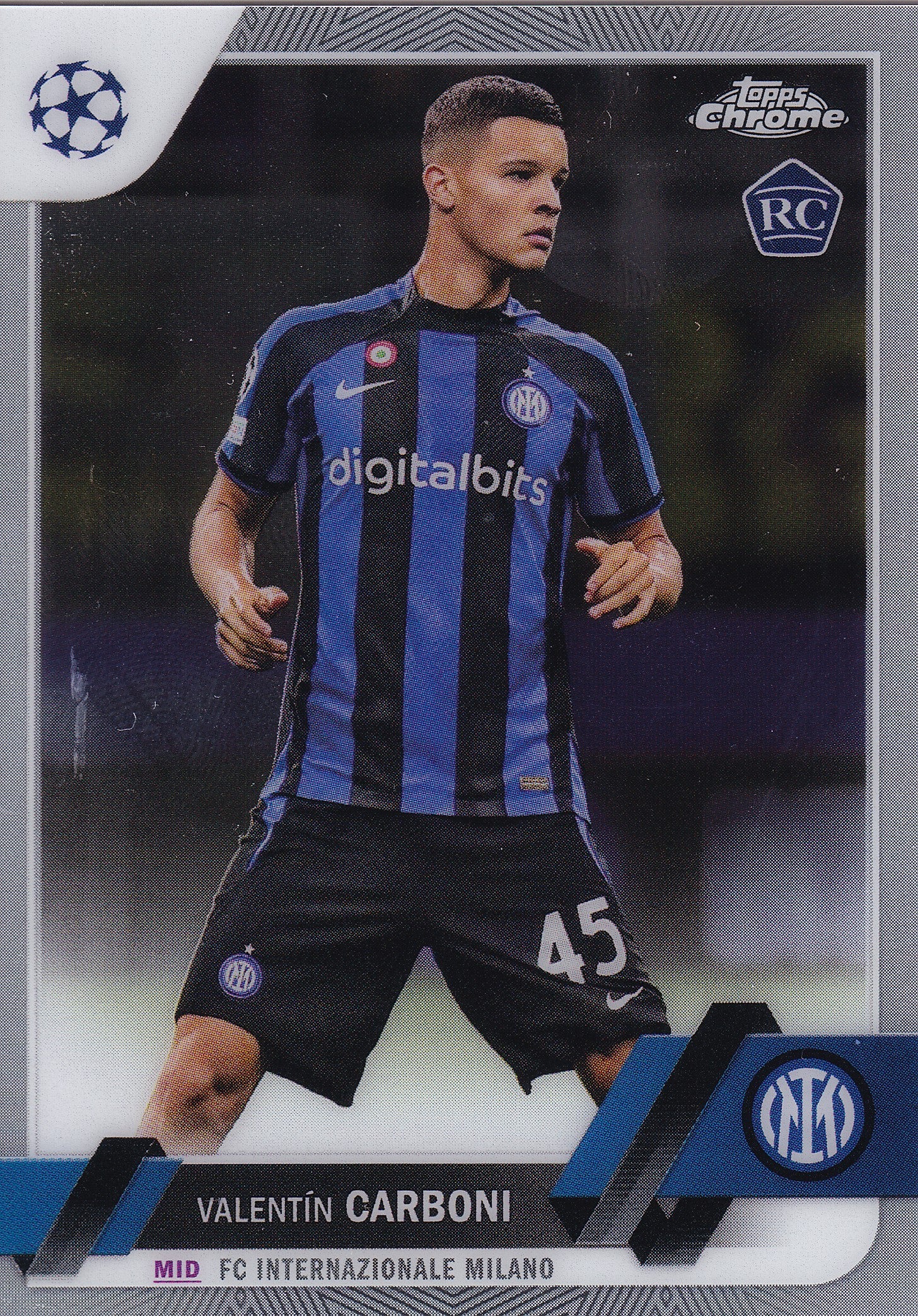 006. VALENTIN CARBONI - INTER - ROOKIE CARD