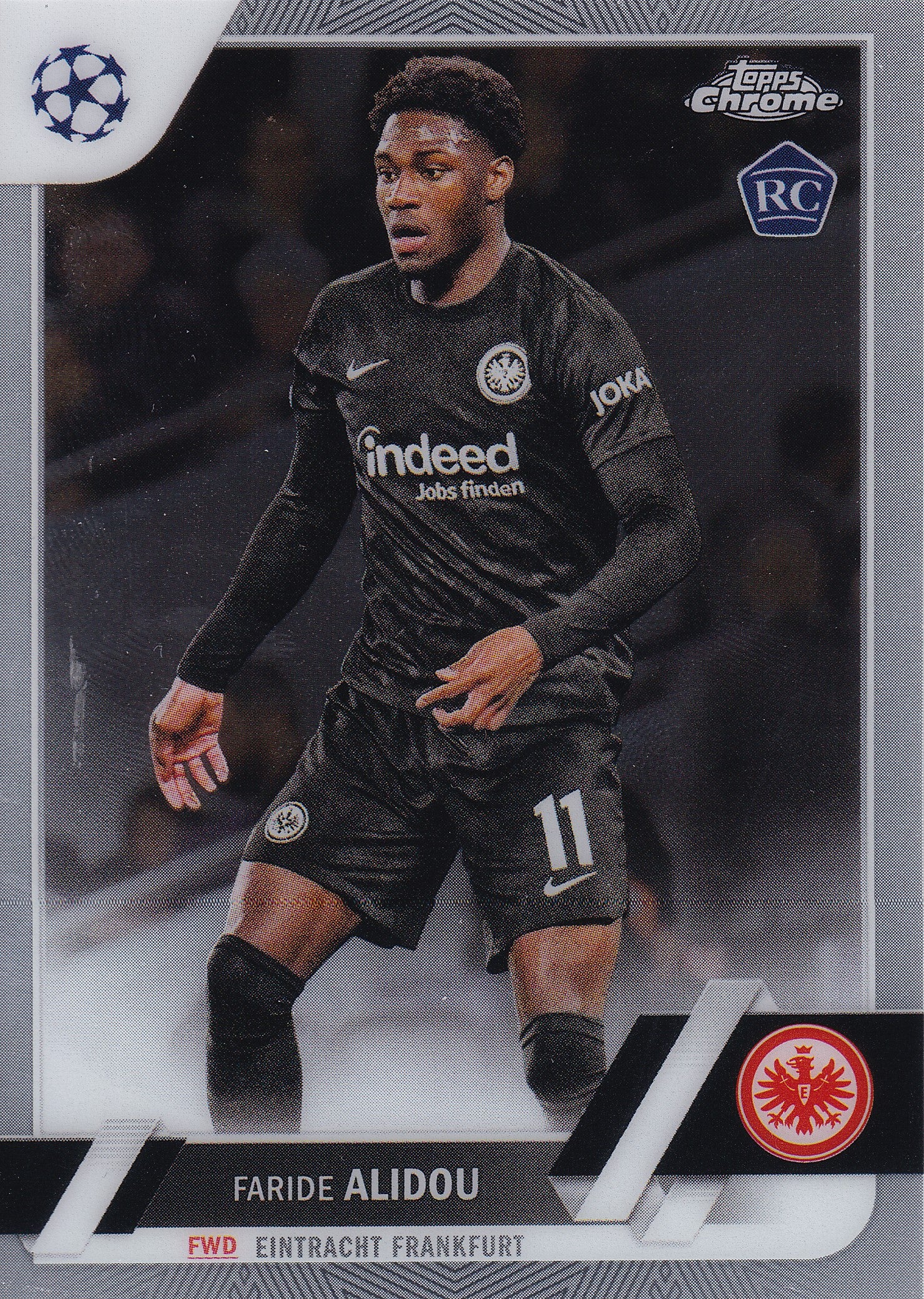 035. FARIDE ALIDOU - EINTRACHT FRANKFURT - ROOKIE CARD