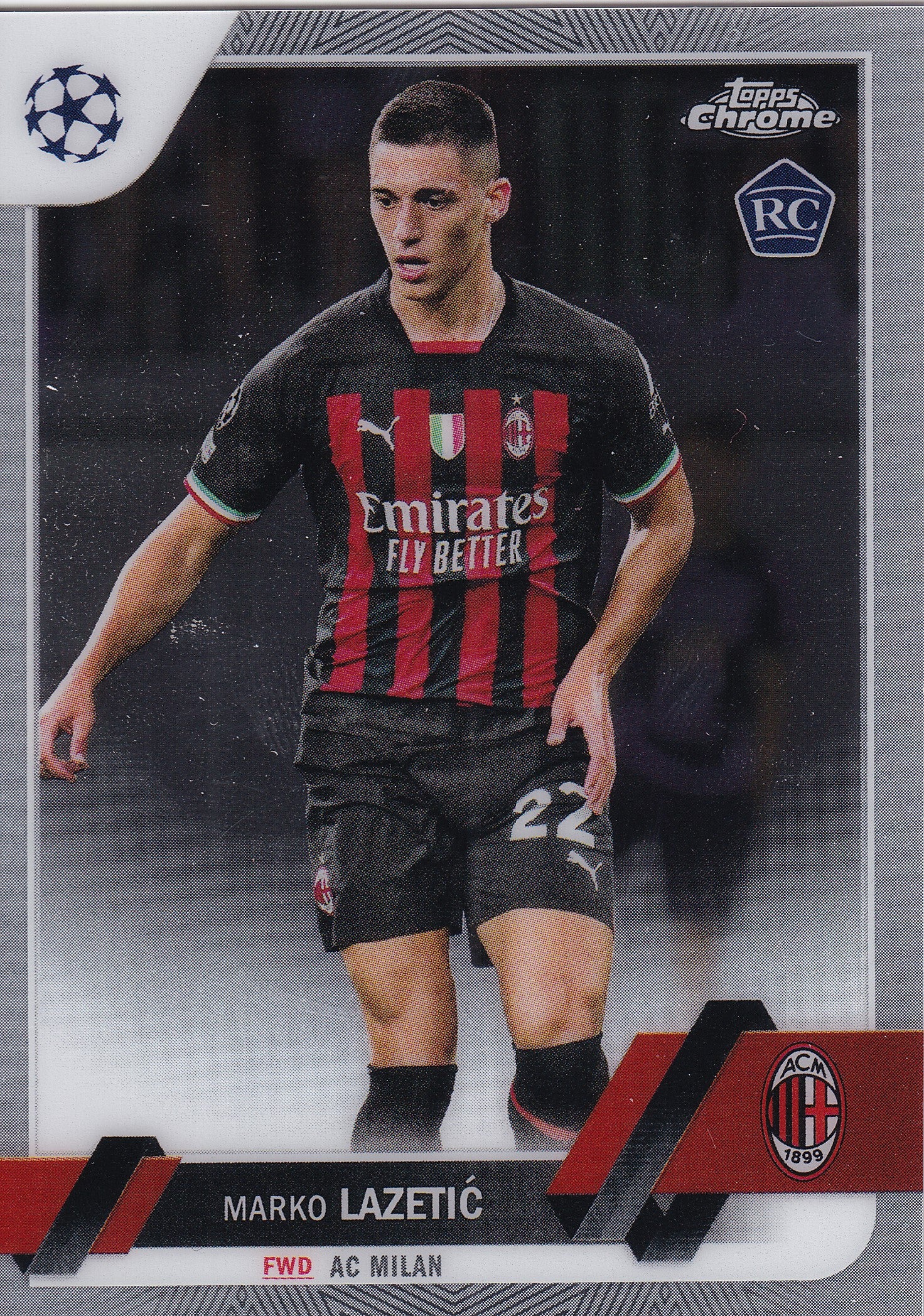 185. MARKO LAZETIC - AC MILAN - ROOKIE CARD