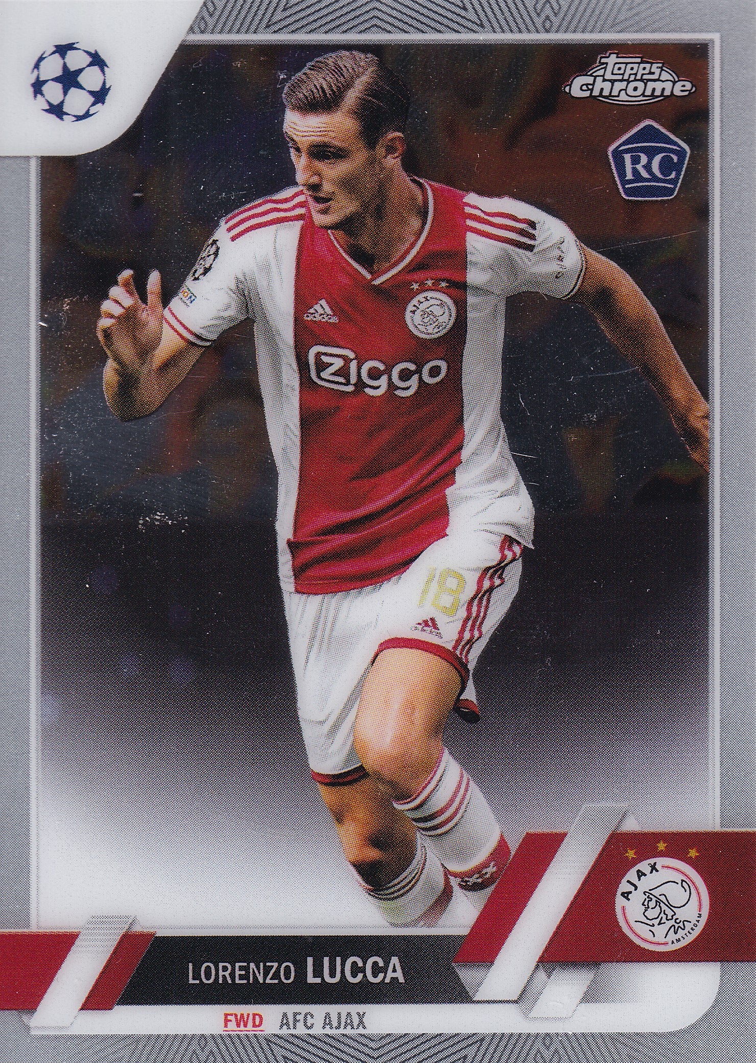 143. LORENZO LUCCA - AFC AJAX - ROOKIE CARD