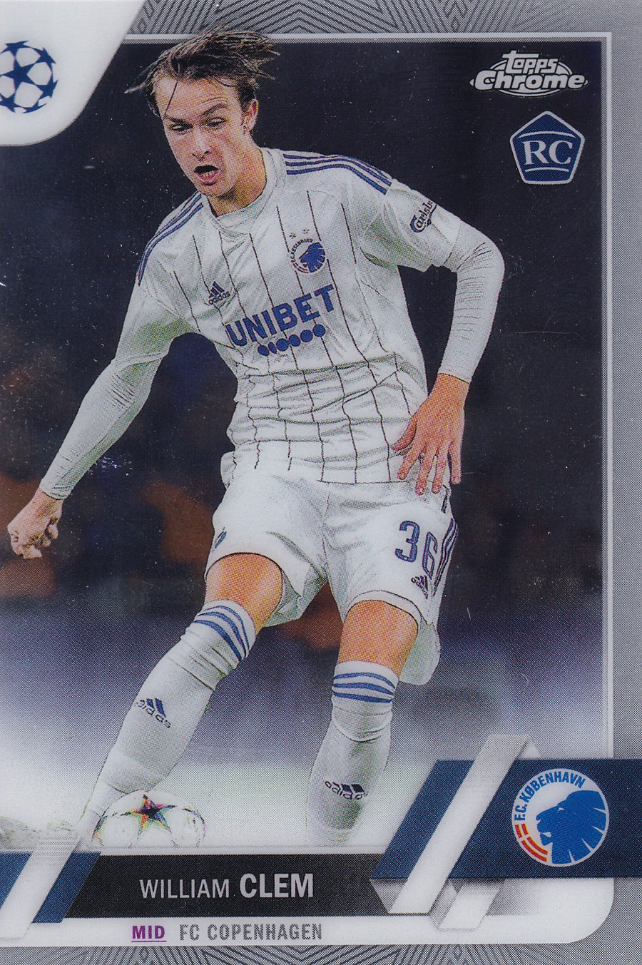 139. WILLIAM CLEM - FC COPENHAGEN - ROOKIE CARD