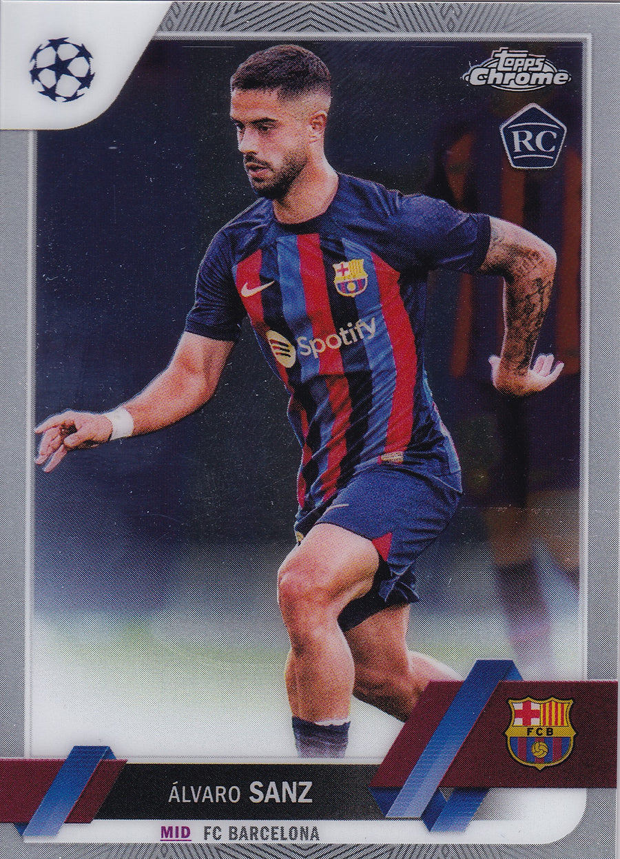 067. ALVARO SANZ - FC BARCELONA - ROOKIE CARD