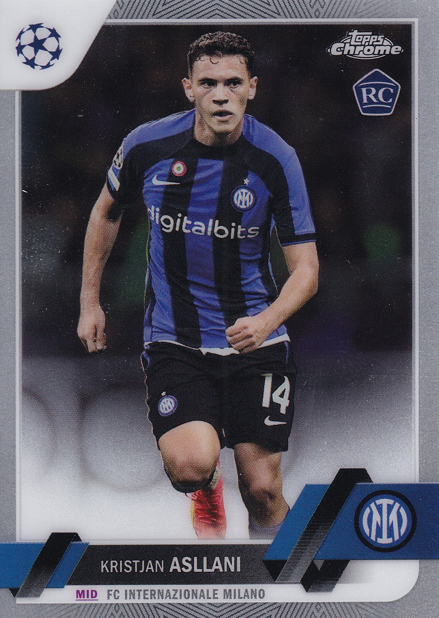 150. KRISTJAN ASLLANI - INTER - ROOKIE CARD