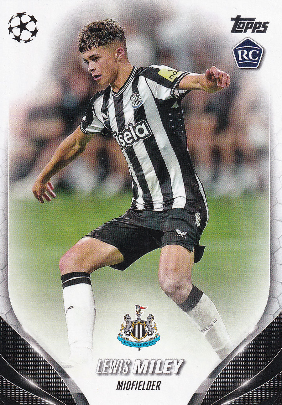 031. LEWIS MILEY - NEWCASTLE UNITED - ROOKIE CARD