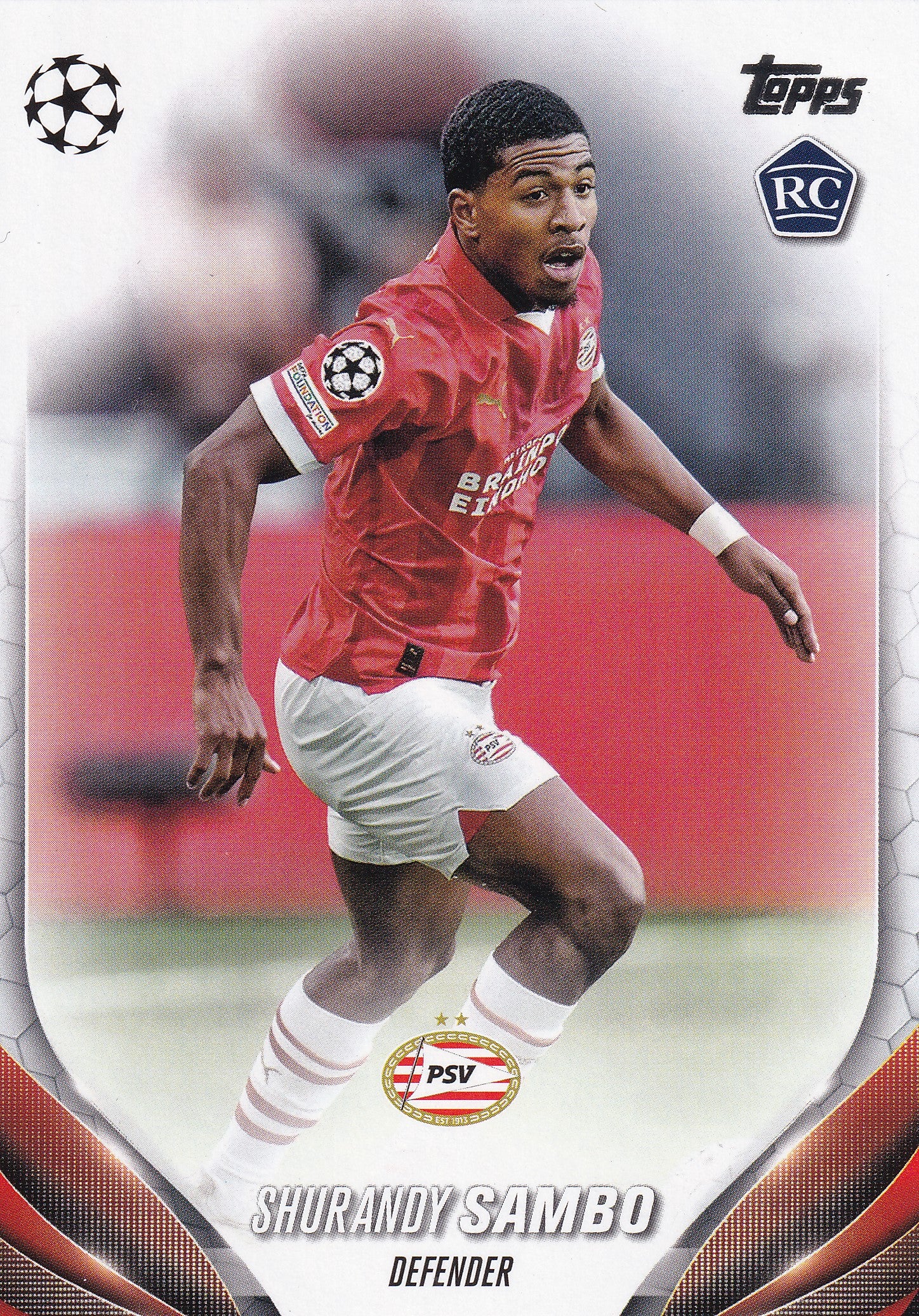 027. SHURANDY SAMBO - PSV EINDHOVEN - ROOKIE CARD