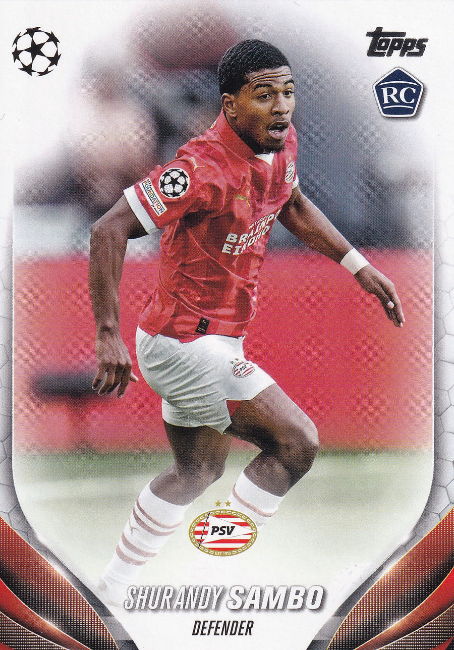 027. SHURANDY SAMBO - PSV EINDHOVEN - ROOKIE CARD
