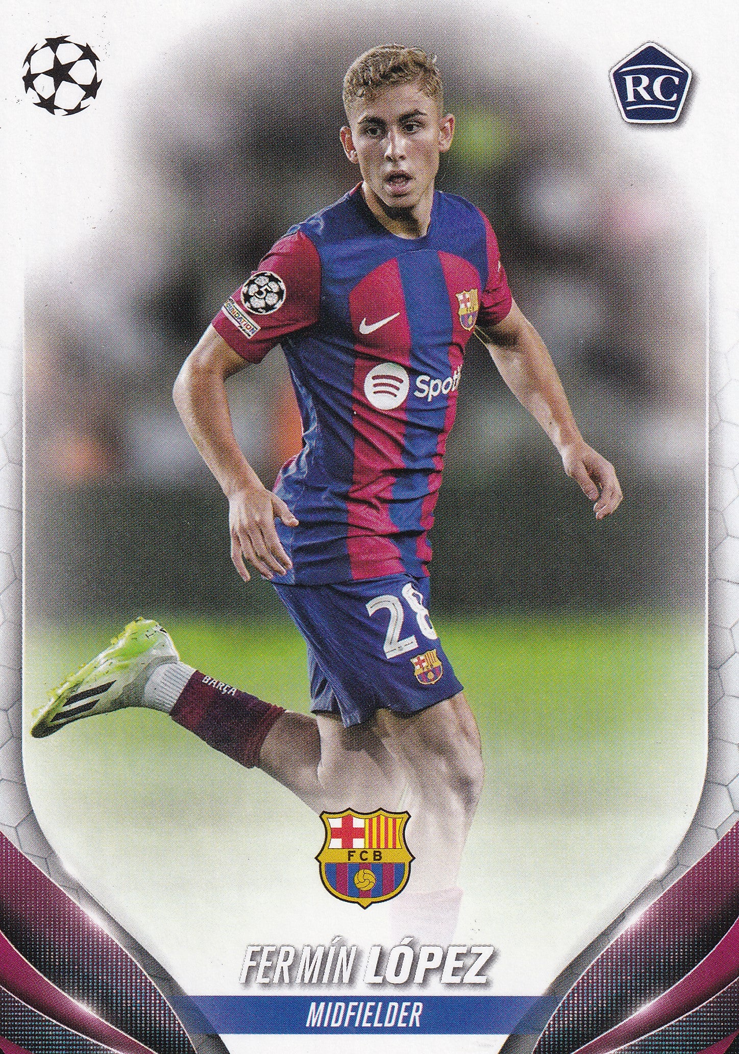 038. FERMIN LOPEZ - BARCELONA - ROOKIE CARD