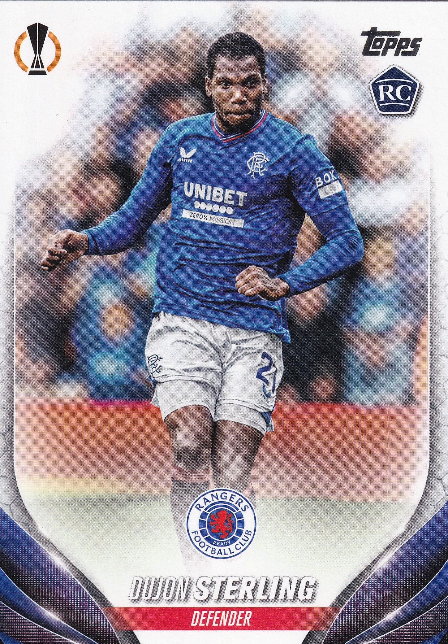 095. DUJON STERLING - RANGERS - ROOKIE CARD