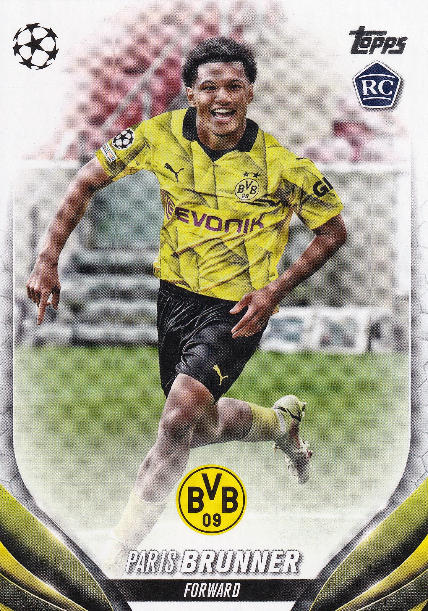 044. PARIS BRUNNER - BORUSSIA DORTMUND - ROOKIE CARD