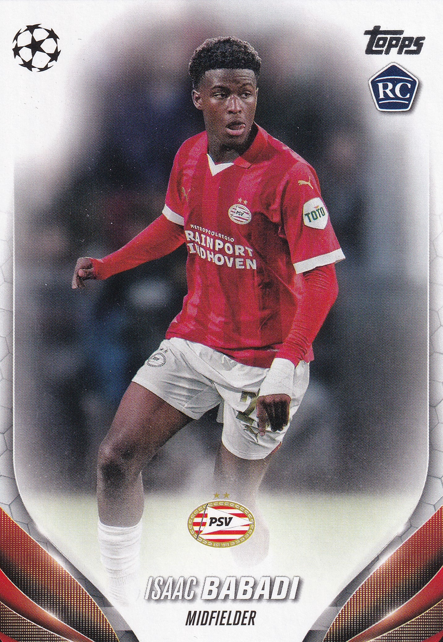 022. ISAAC BABADI - PSV EINDHOVEN - ROOKIE CARD