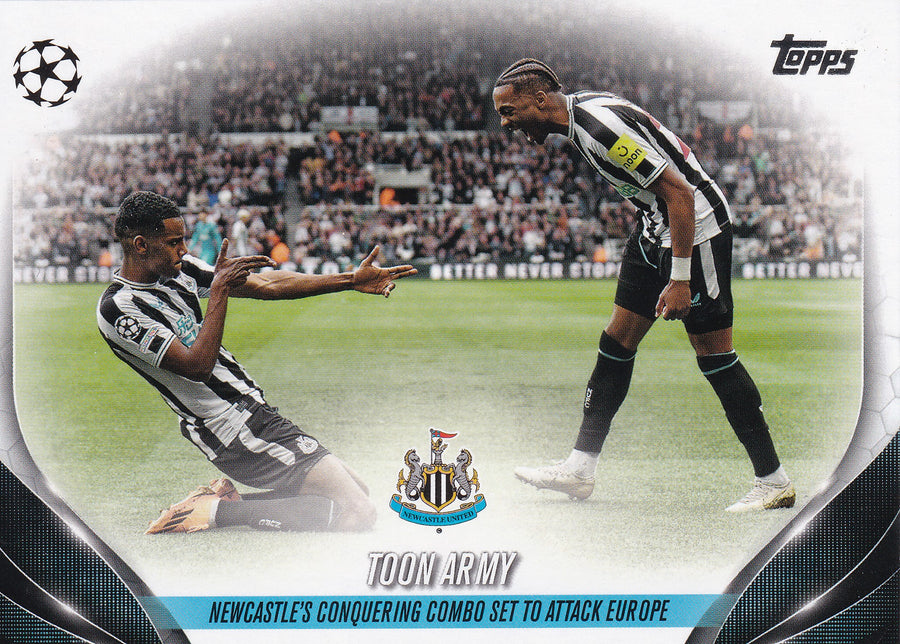 042. TOON ARMY - NEWCASTLE'S CONQUERING COMBO SET TO ATTACK EUROPE