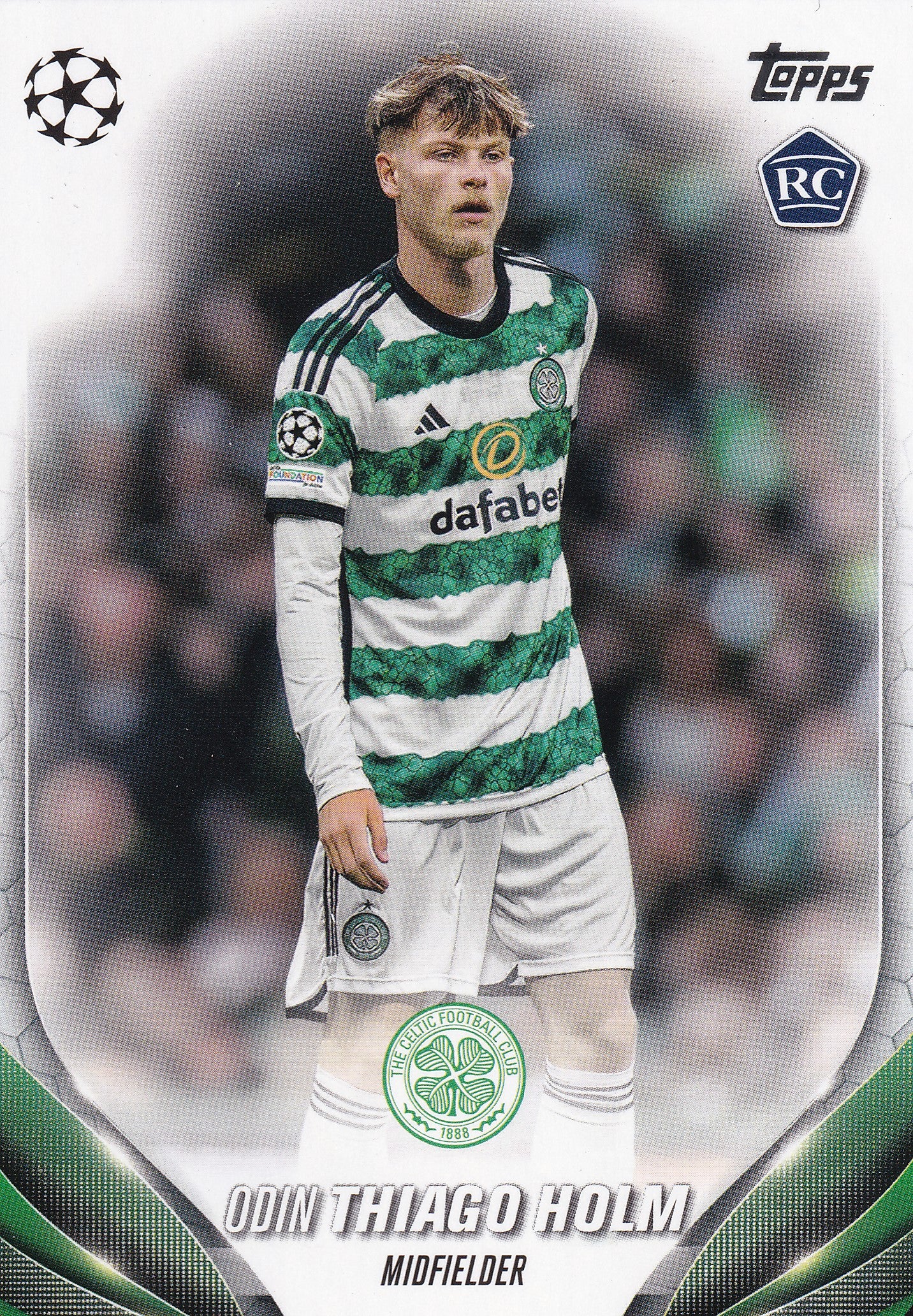 008. ODIN THIAGO HOLM - CELTIC - ROOKIE CARD