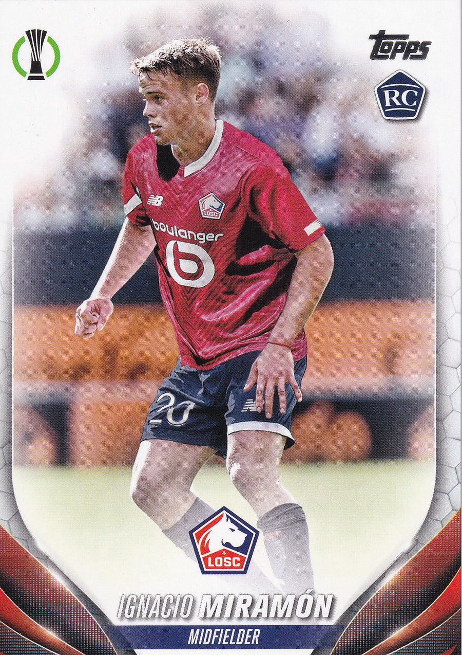003. IGNACIO MIRAMON - LOSC LILLE  - ROOKIE CARD