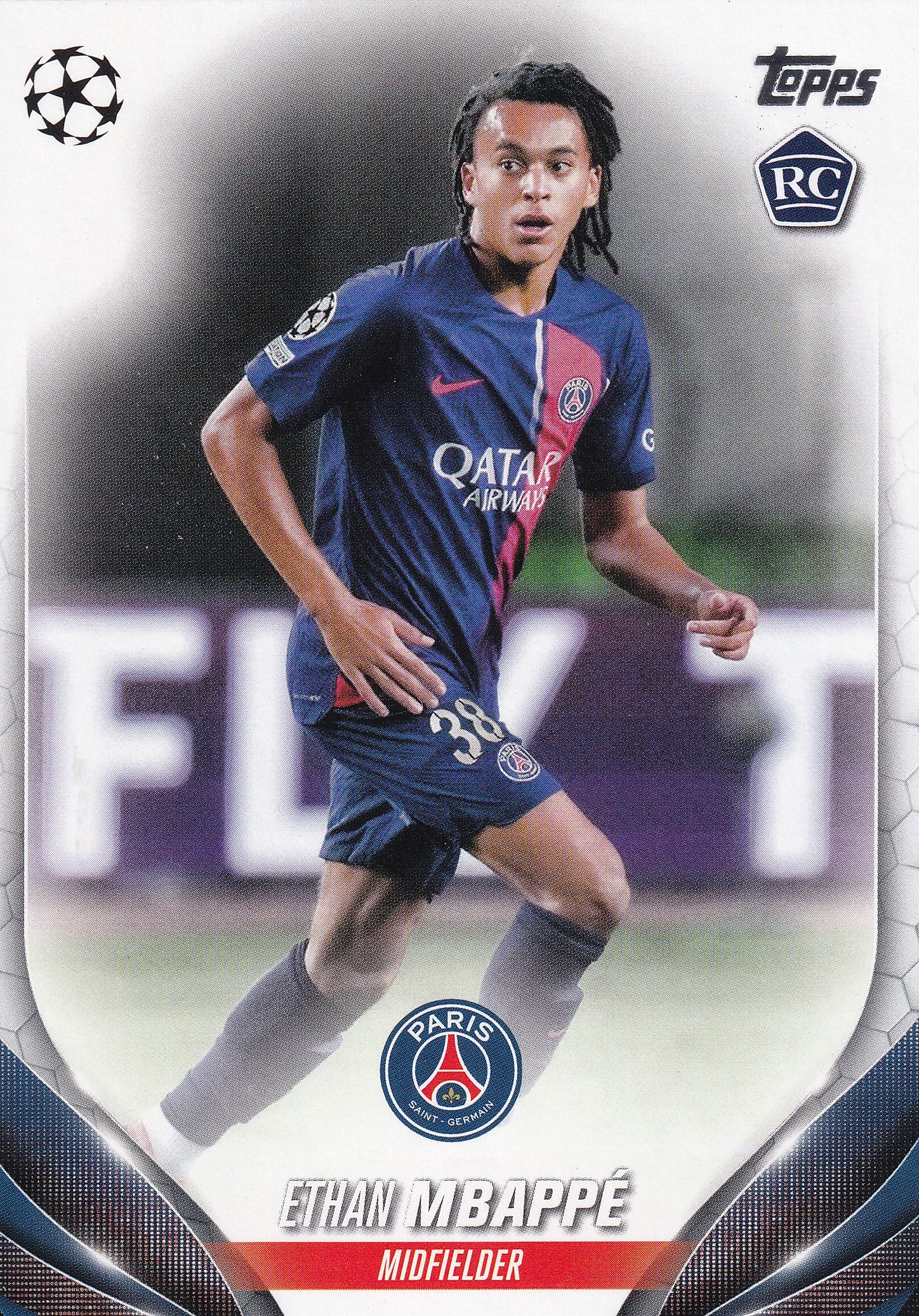 091. ETHAN MBAPPE - PARIS SAINT-GERMAIN - ROOKIE CARD