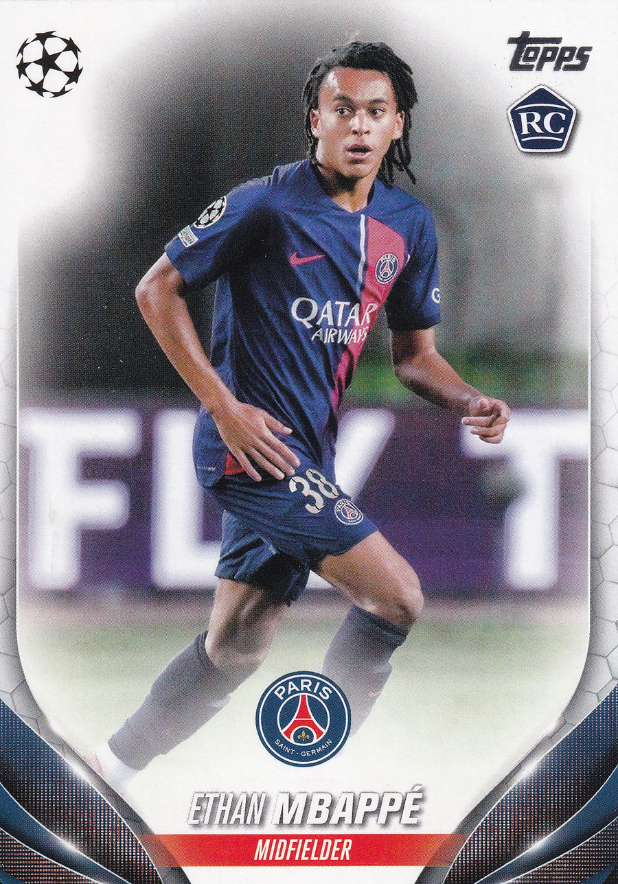 091. ETHAN MBAPPE - PARIS SAINT-GERMAIN - ROOKIE CARD