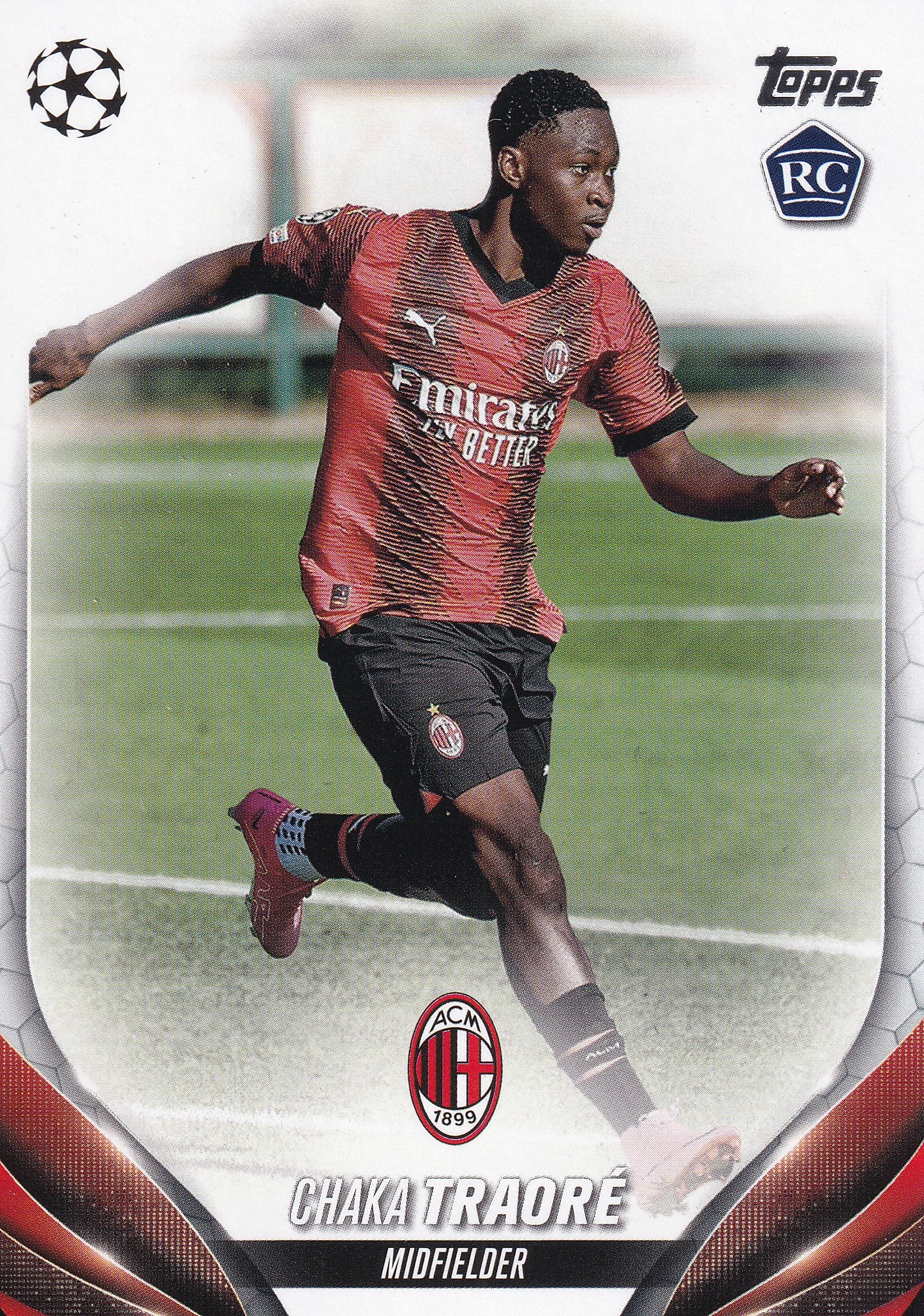 025. CHAKA TRAORE - AC MILAN - ROOKIE CARD